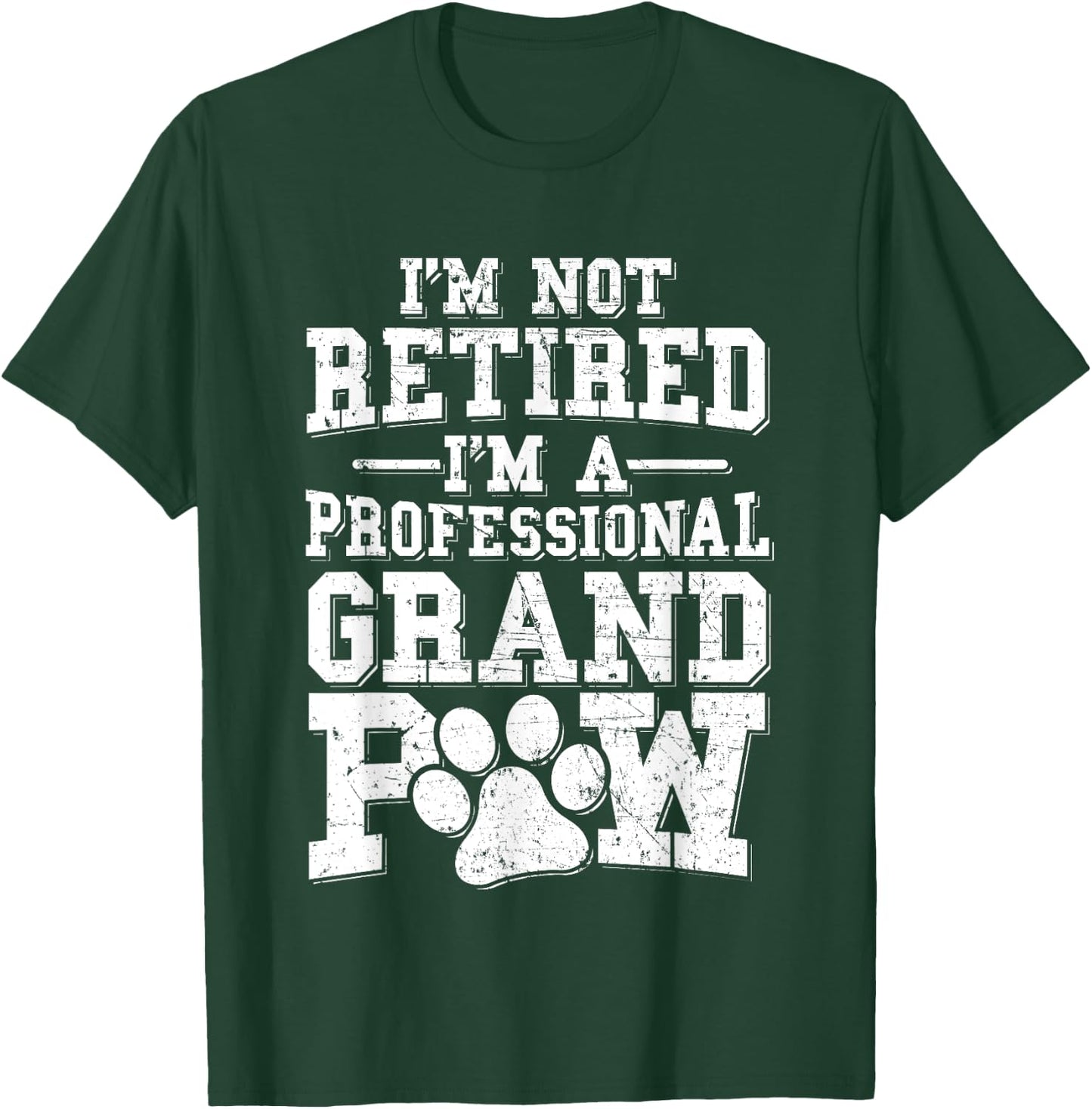 Grandpaw Dog Grandpa Shirts Grand Paw Gifts Men Grandfather T-Shirt - T-Shirt | Forest