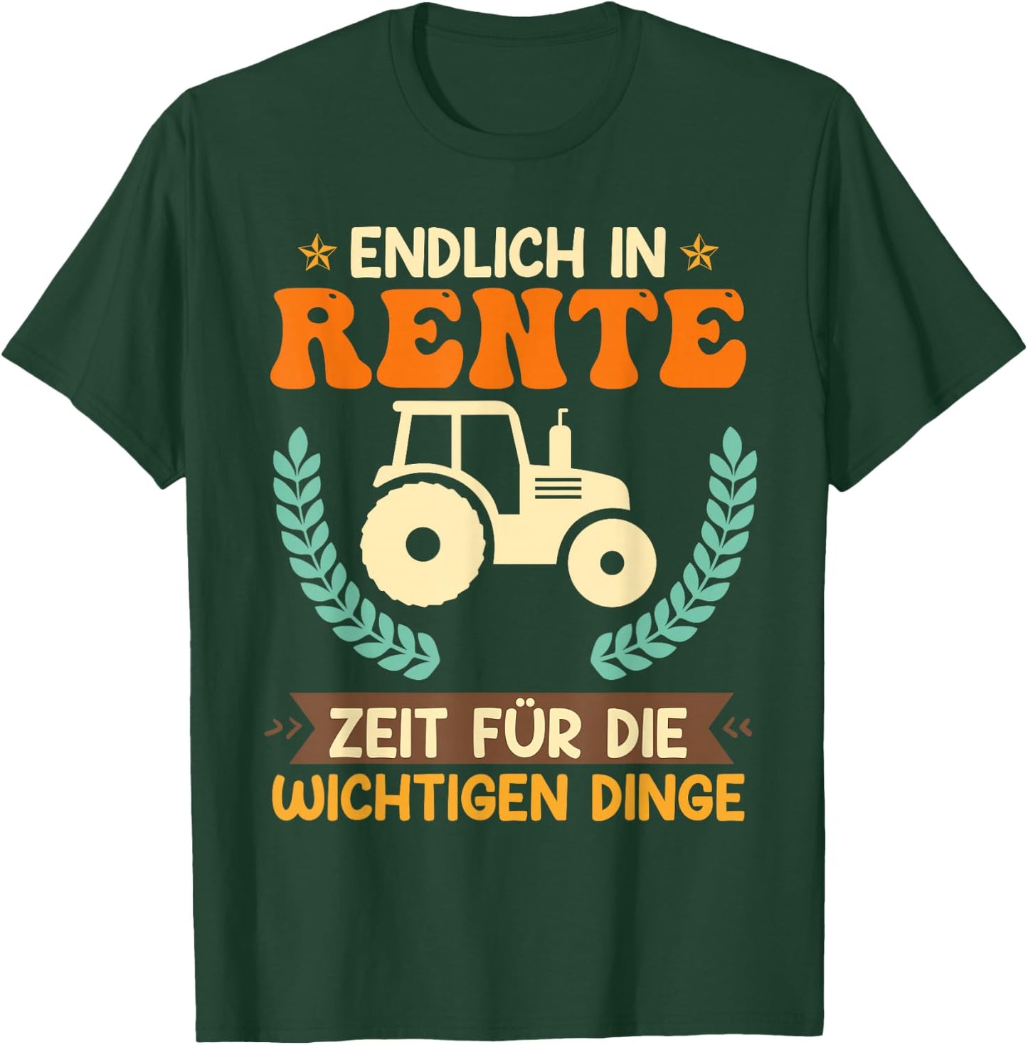 Farmers in Retirement Farm Pensioner , black T-Shirt - T-Shirt | Forest