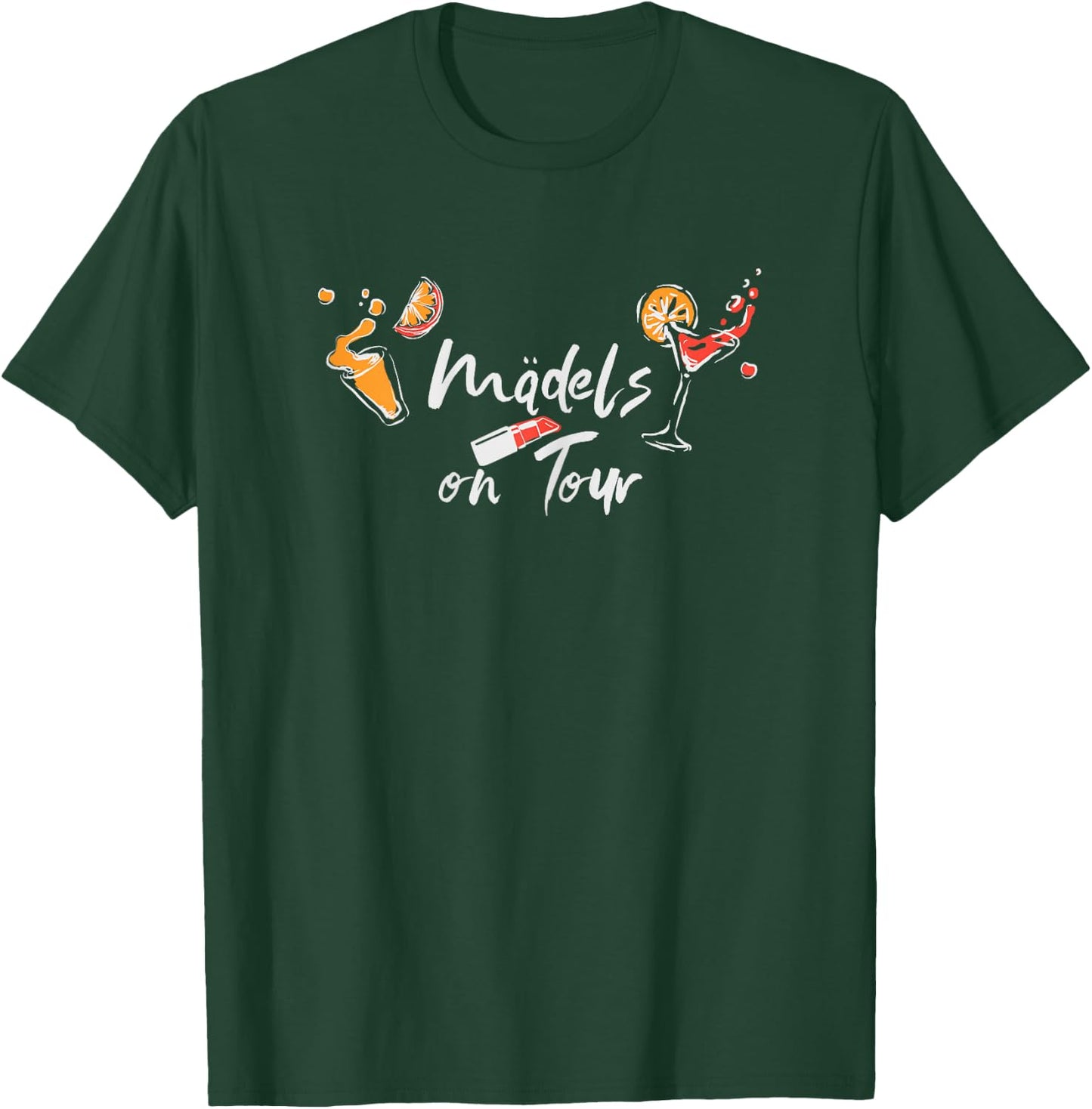 Women's Girls on Tour Girls Trip Girls Holiday T-Shirt - T-Shirt | Forest