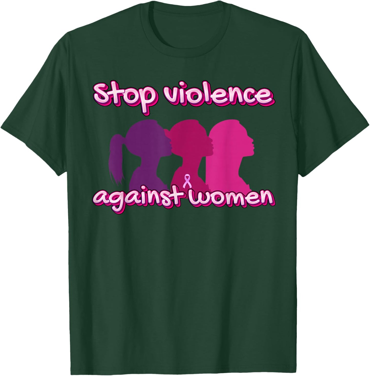 Let's End Violence Against Women T-Shirt - T-Shirt | Forest