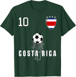 Costa Rica Flag Costa Rican Pride Lovers T-Shirt - T-Shirt | Forest