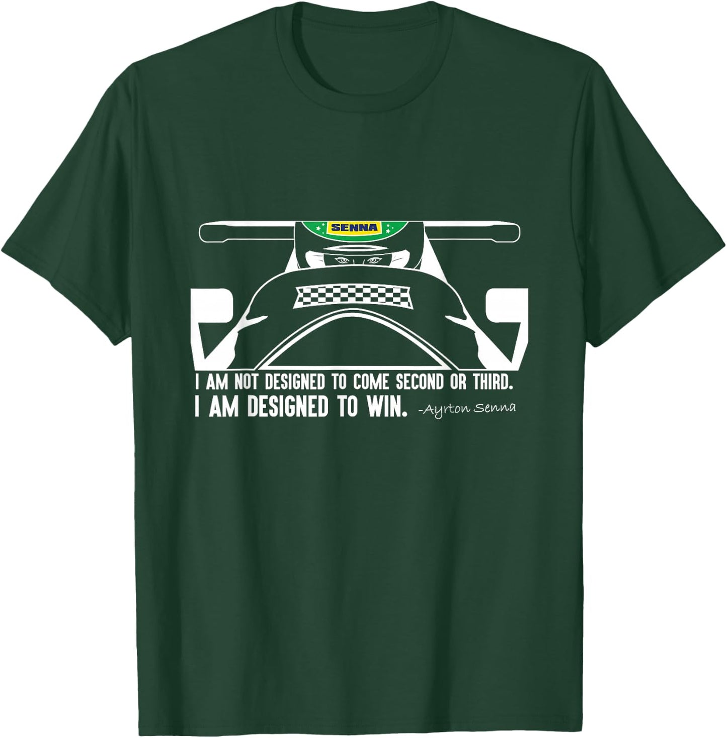 Entwickelt, um zu gewinnen - Senna T-Shirt - T-Shirt | Forest