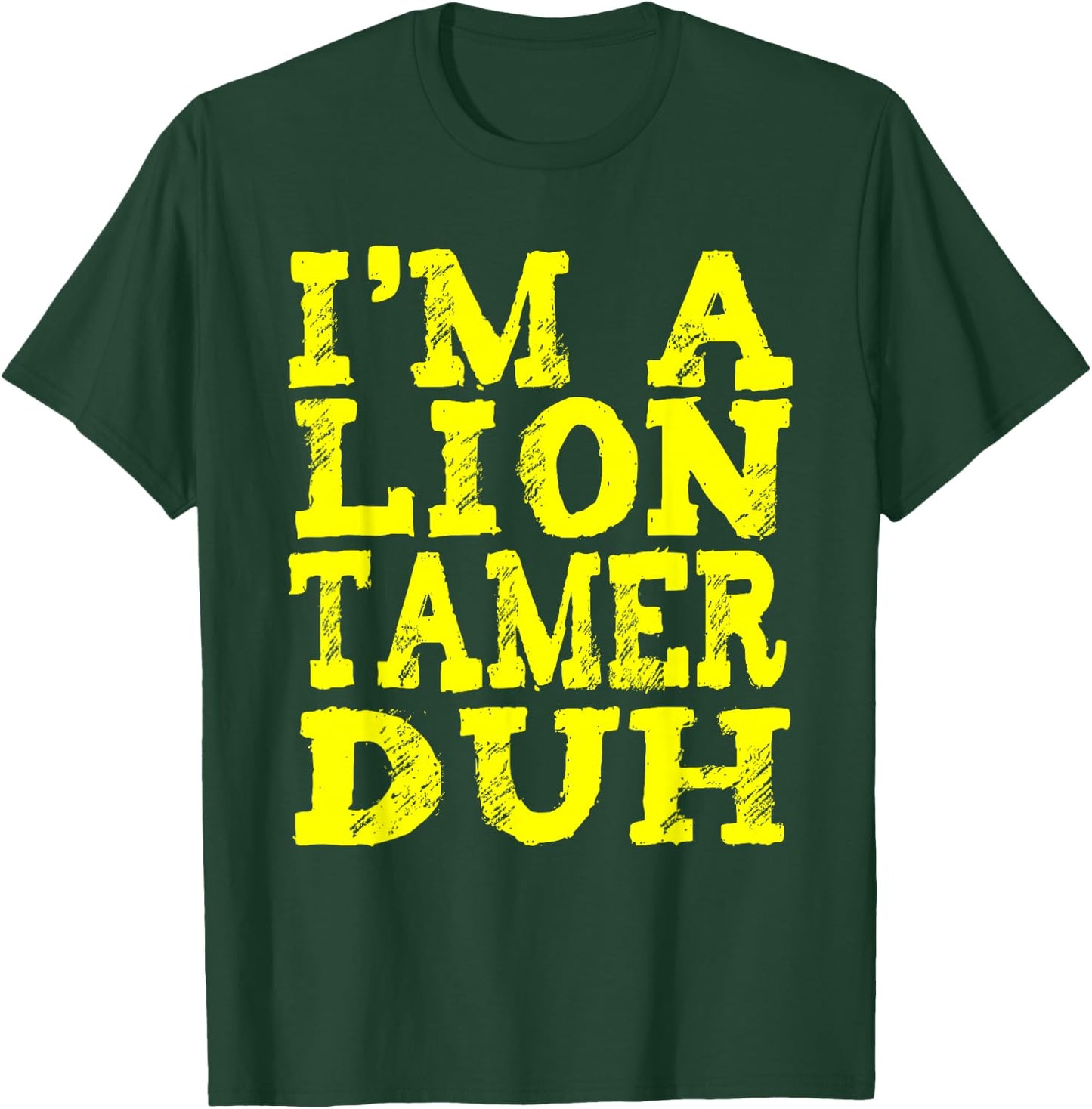EASY LION TAMER HALLOWEEN COSTUME Lazy Last Minute T-Shirt - T-Shirt | Forest