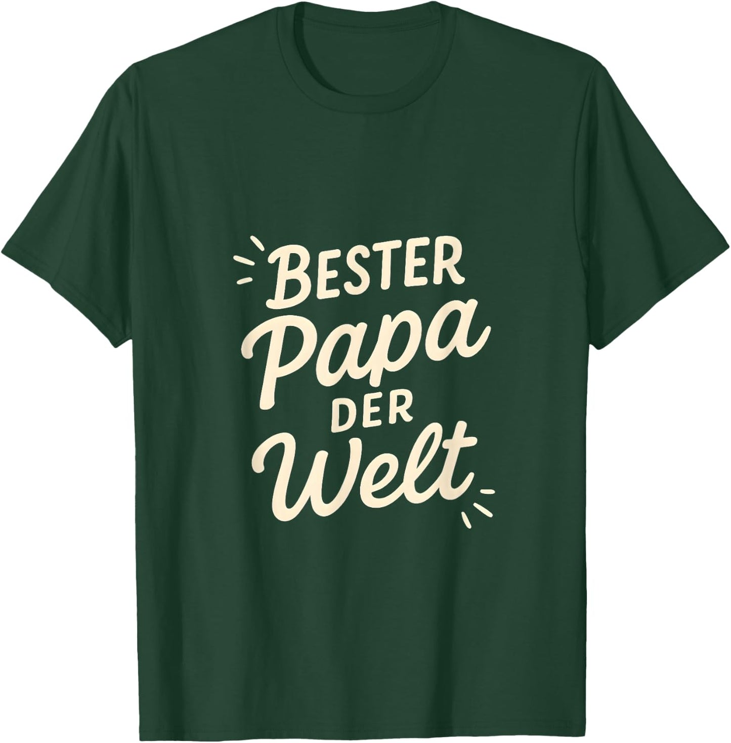 Bester der Welt Geschenkidee Vatertag Papa Männer Spruch T-Shirt - T-Shirt | Forest