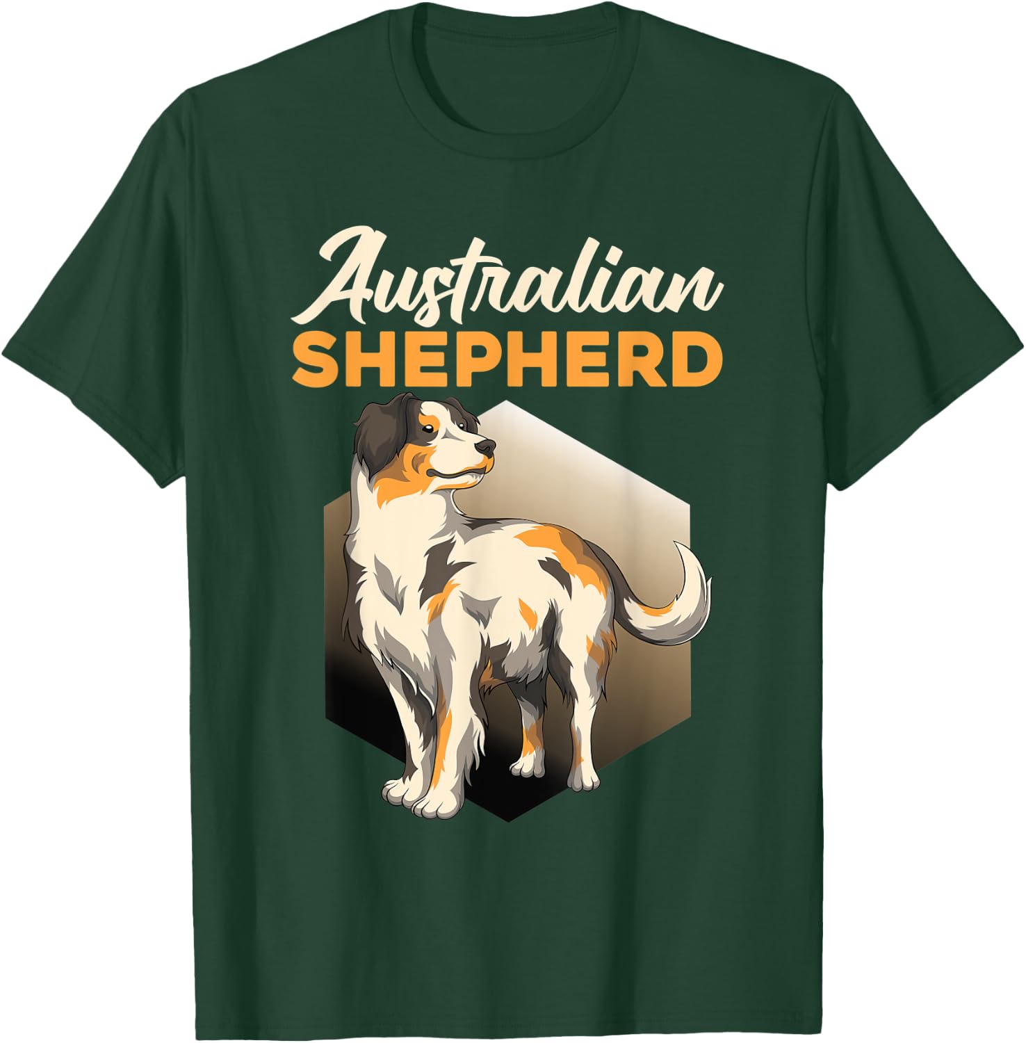 Australia Shepard Sheep Dog Aussie Shepard Dog Men Women T-Shirt - T-Shirt | Forest