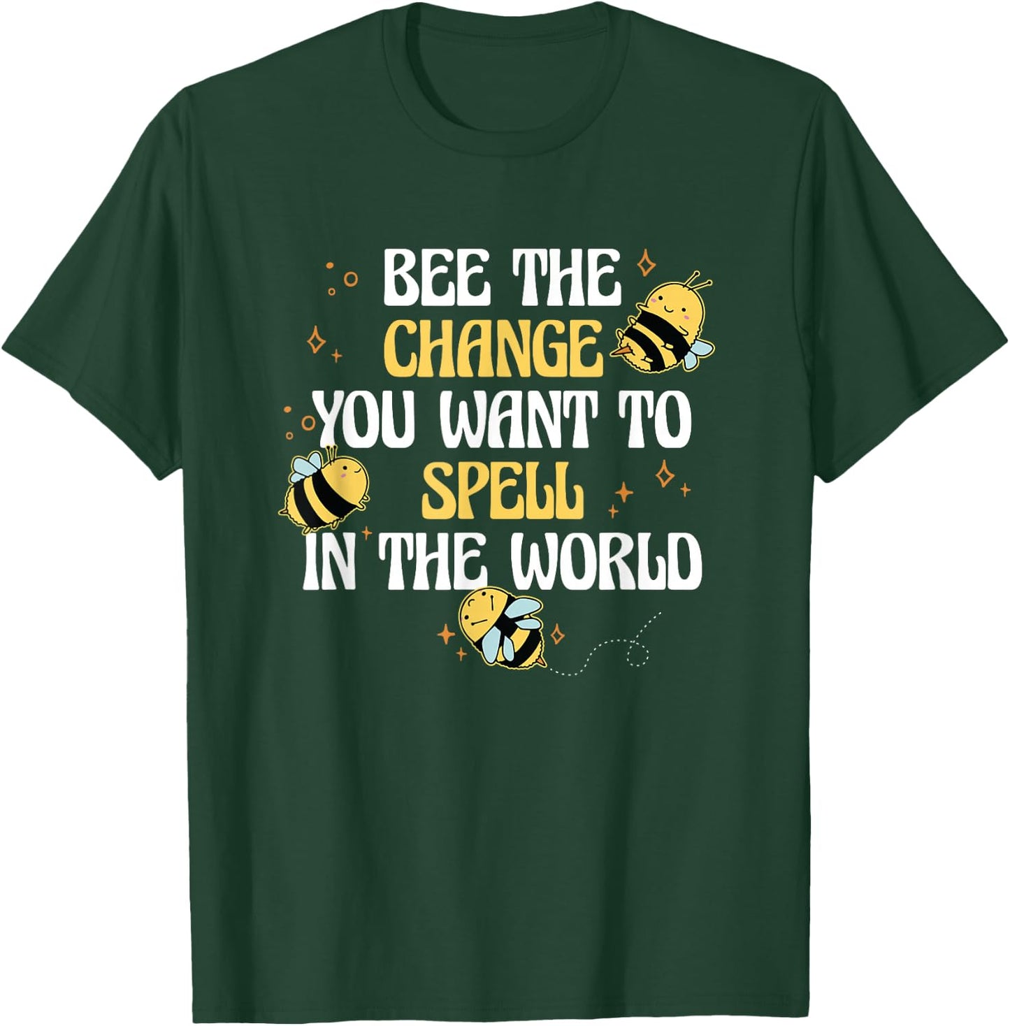 Spelling Bee Champion Competition Word Speller Spelling Bee T-Shirt - T-Shirt | Forest