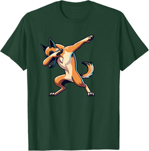 Malinois Belgian Funny Dog , Women, Kids T-Shirt - T-Shirt | Forest