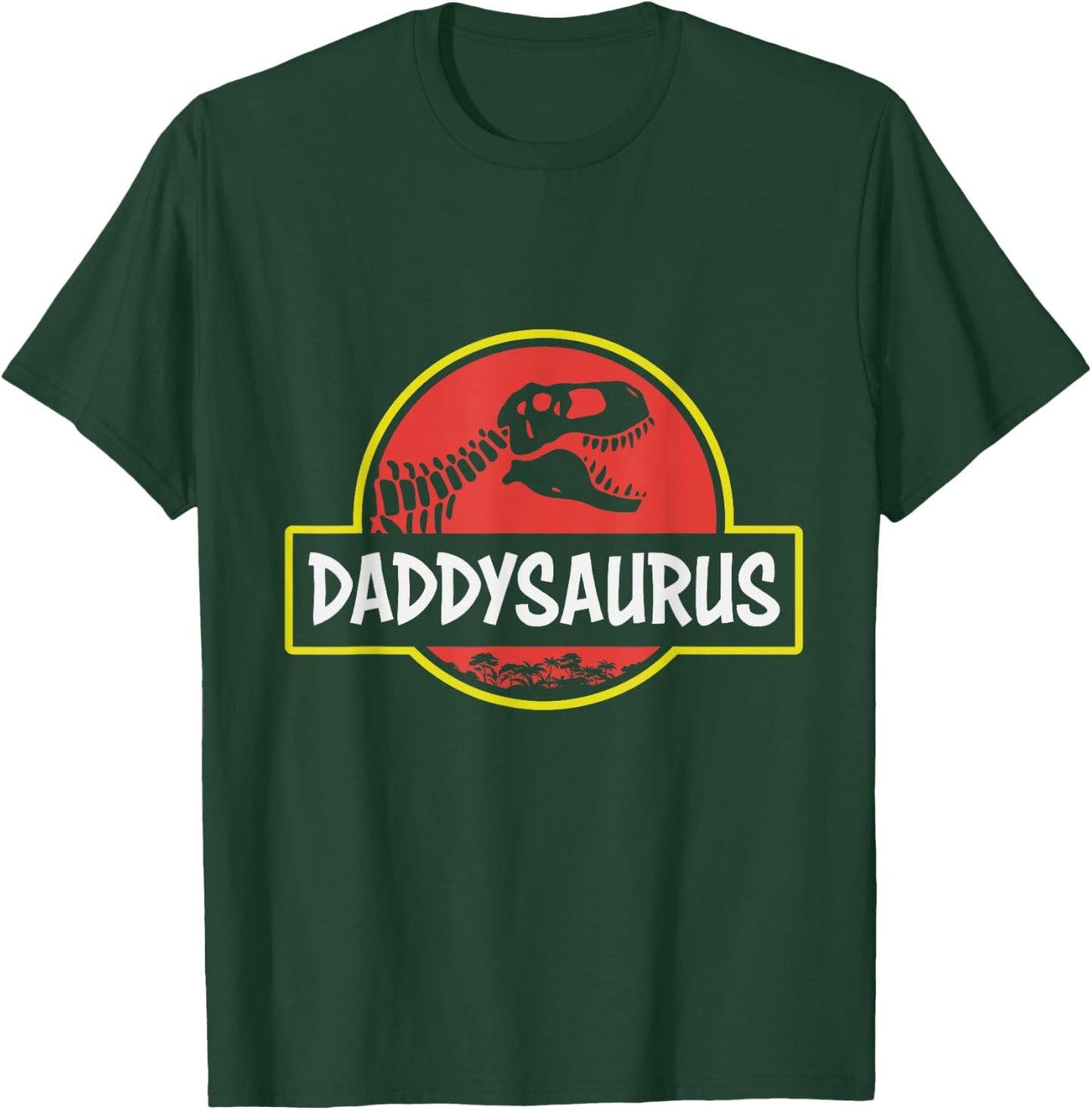 Funny Daddysaurus Rex Dinosaur dad Jurassic father's T-Shirt - T-Shirt | Forest