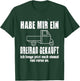 APE 50 with German Text "Fang Niedermal Von Vorn An I TM Ape, black T-Shirt - T-Shirt | Forest