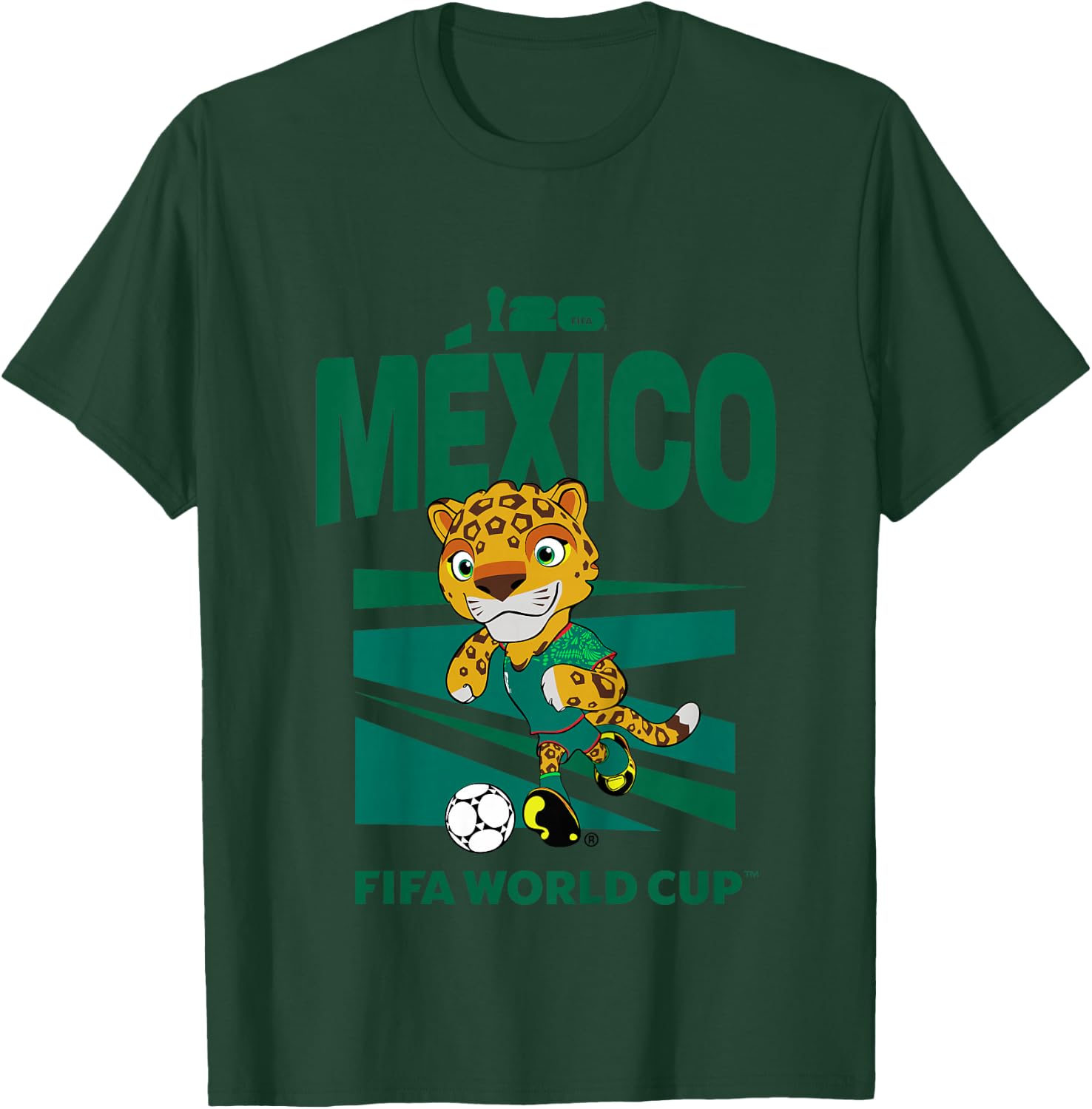 Enfant FIFA World CUP26 Mexico Balle de Mascotte T-Shirt - T-Shirt | Forest
