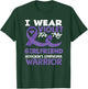 Hodgkin's Lymphoma Awareness I Wear Violet For My Girlfriend T-Shirt - T-Shirt | Forest