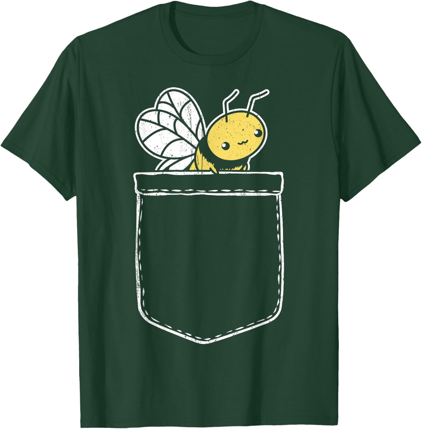 Funny Pocket Bee Bags Bee T-Shirt - T-Shirt | Forest