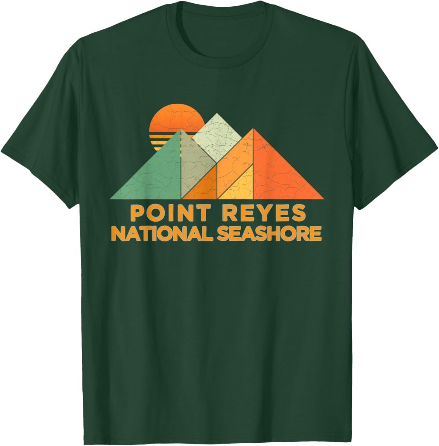 Retro Vintage Point Reyes National Seashore Shirt T-Shirt - T-Shirt | Forest