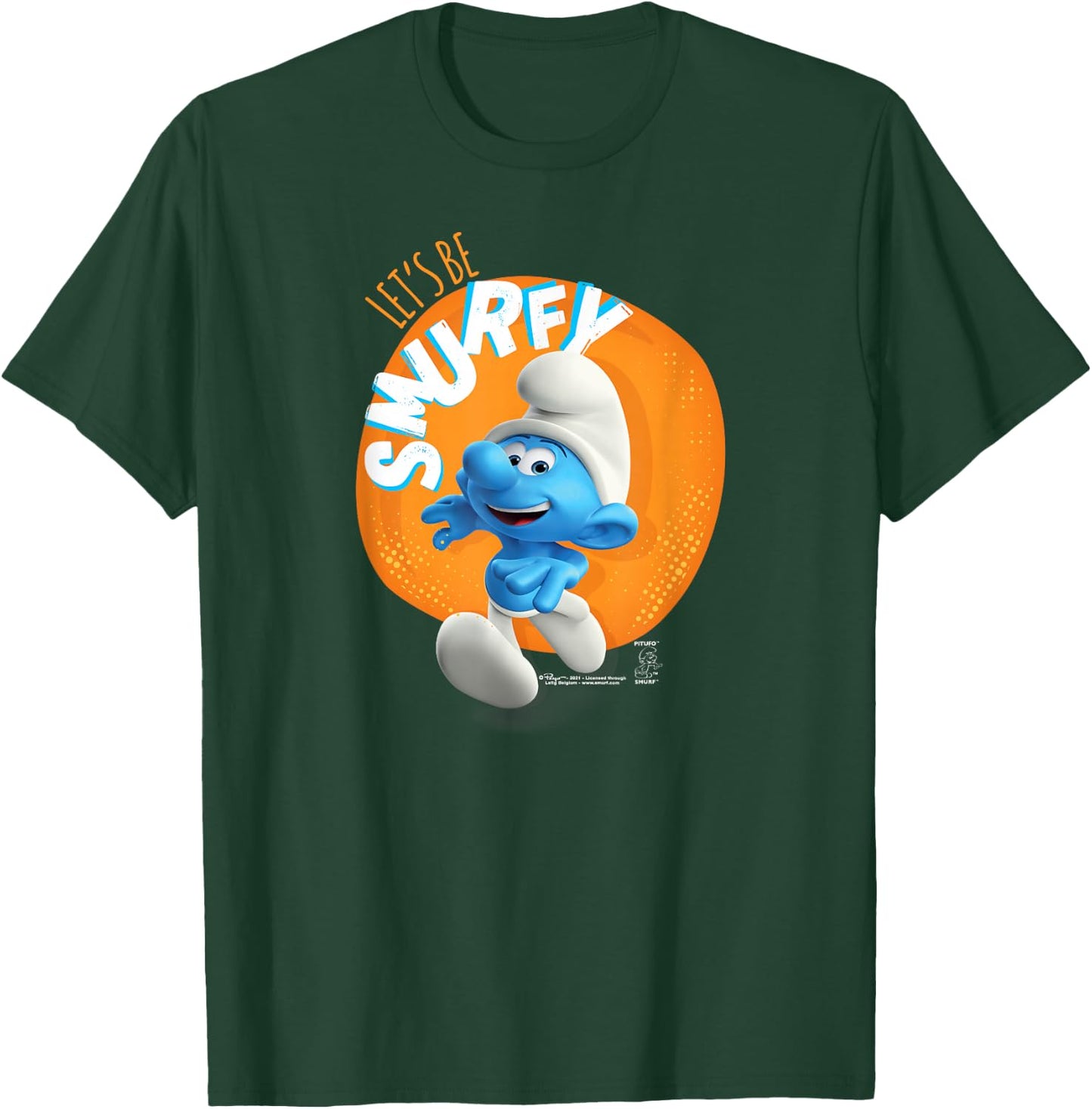 The Smurfs Let's Be Smurfy T-Shirt - T-Shirt | Forest