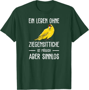Ziegensittich I Laufsittich Motiv für Vogel Halter T-Shirt - T-Shirt | Forest