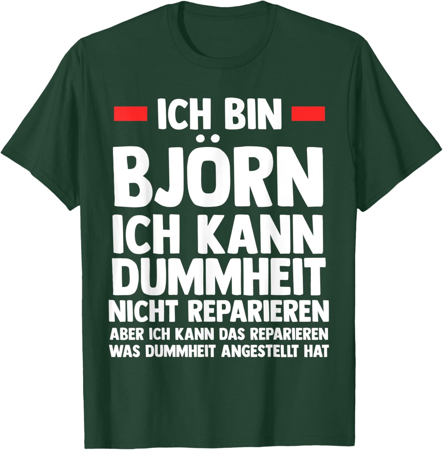 Men's Björn , black T-Shirt - T-Shirt | Forest