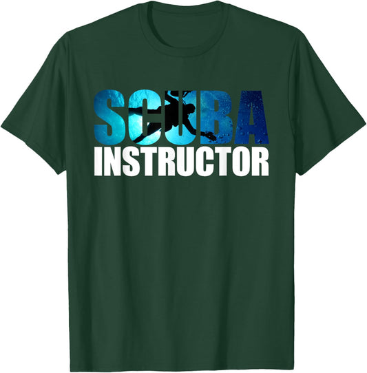 Scuba Diving Instructor for Dive Addicts T-Shirt - T-Shirt | Forest