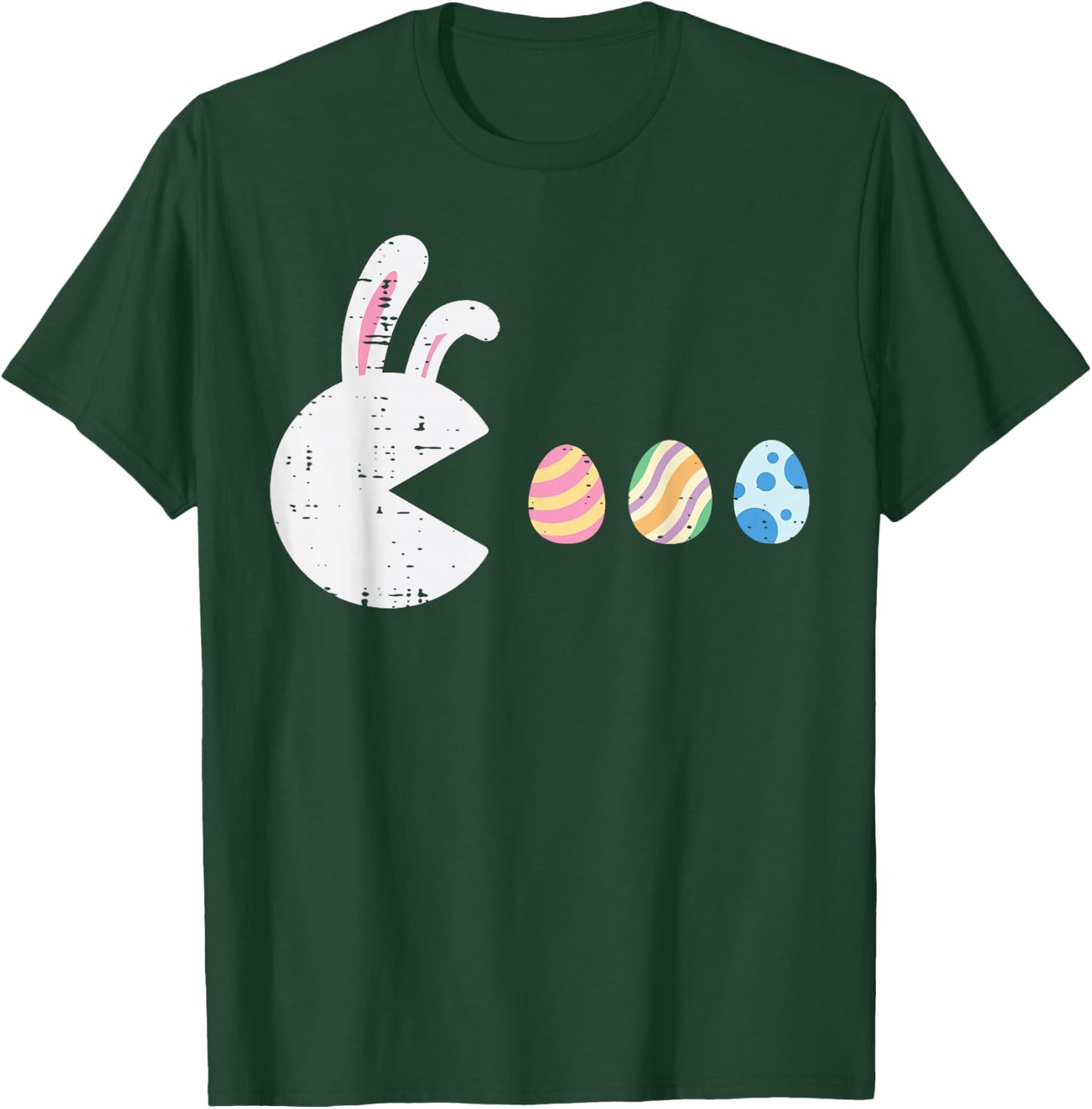 Easter Video Game Eating Eggs Gaming Men Boys Kids Youth T-Shirt - T-Shirt | Forest