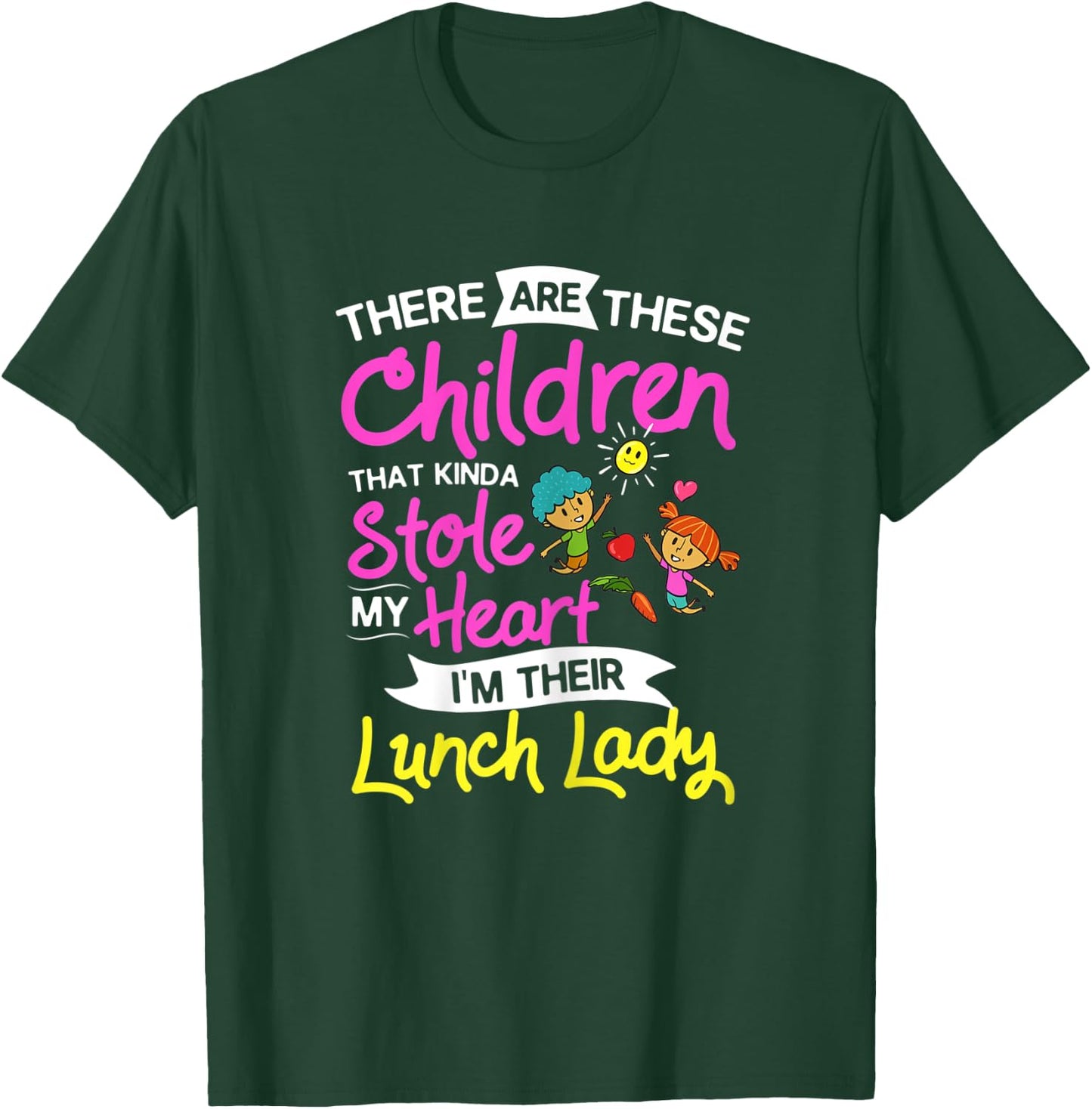 Lunch Lady School Cafeteria Worker T-Shirt - T-Shirt | Forest