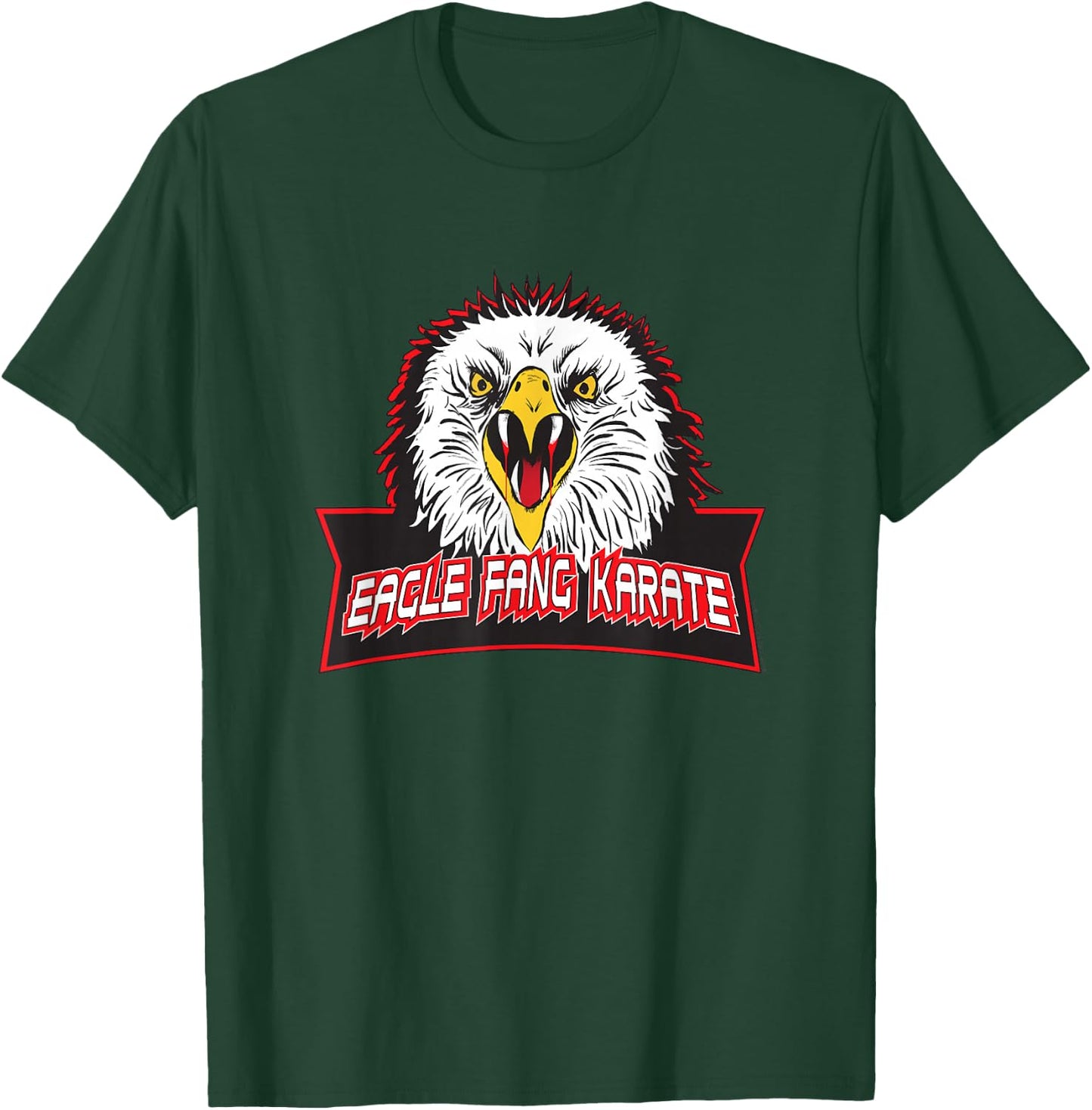 Cobra Kai Eagle Fang Logo , black T-Shirt - T-Shirt | Forest
