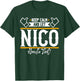 Nico | Keep Calm and let Nico Handle That T-Shirt - T-Shirt | Forest