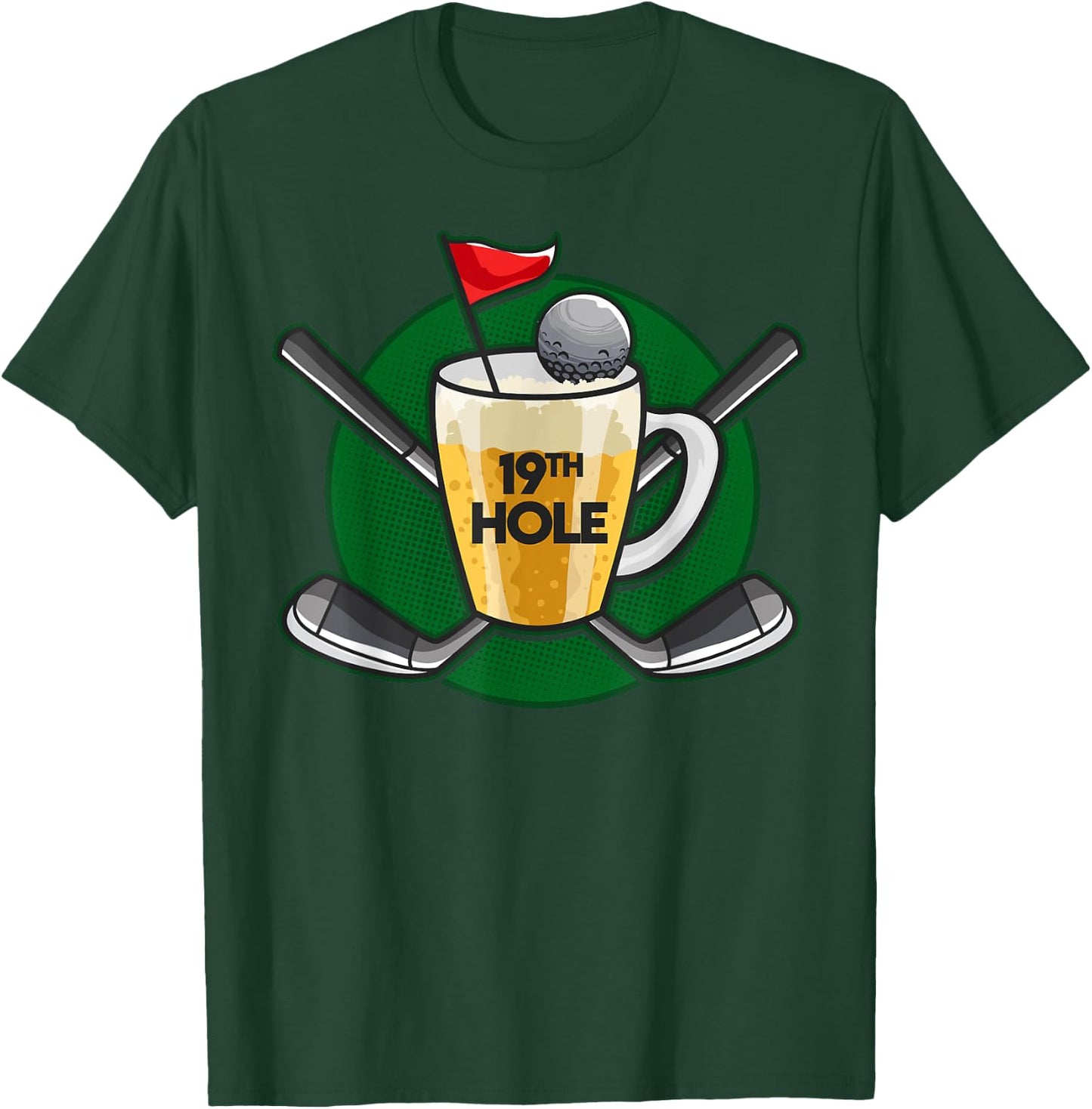 19th Hole T-Shirt - T-Shirt | Forest