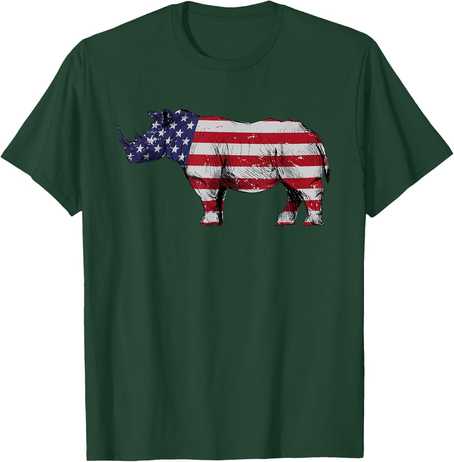 Cool Rhino Design Women Kids Rhinoceros Rhino Lover T-Shirt - T-Shirt | Forest