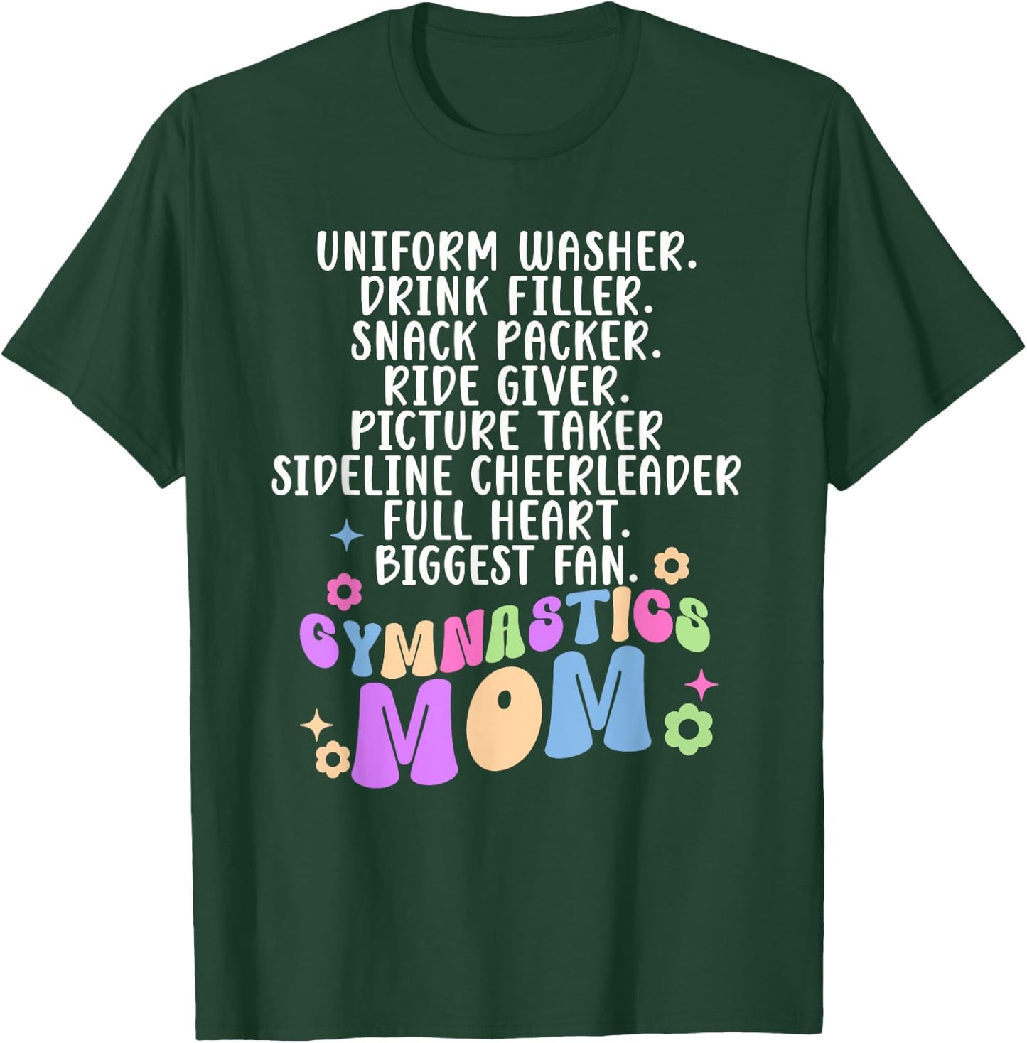 Gymnastics Mom Definition Mom Of A Gymnast Mother T-Shirt - T-Shirt | Forest