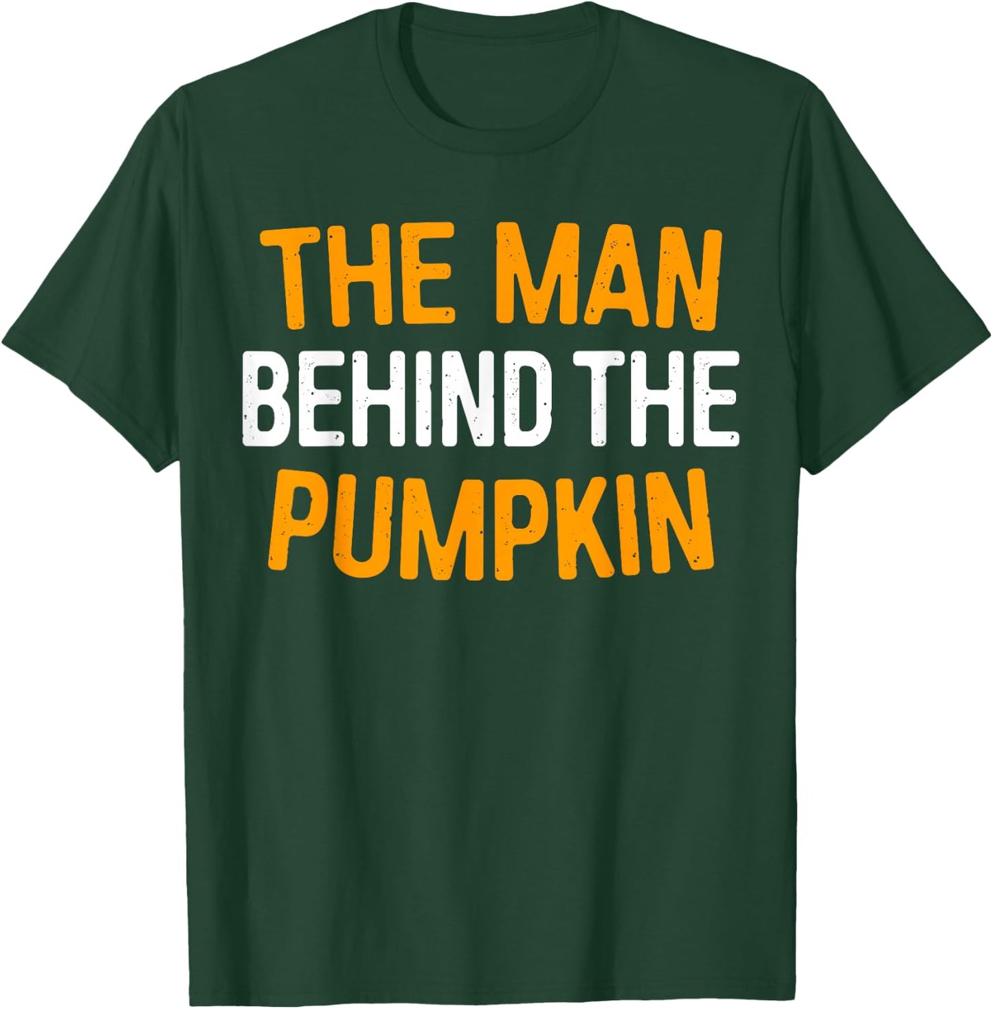 The Man Behind The Pumpkin Shirt Men Halloween T-Shirt - T-Shirt | Forest