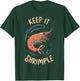 Keep It Shrimple T-Shirt - T-Shirt | Forest