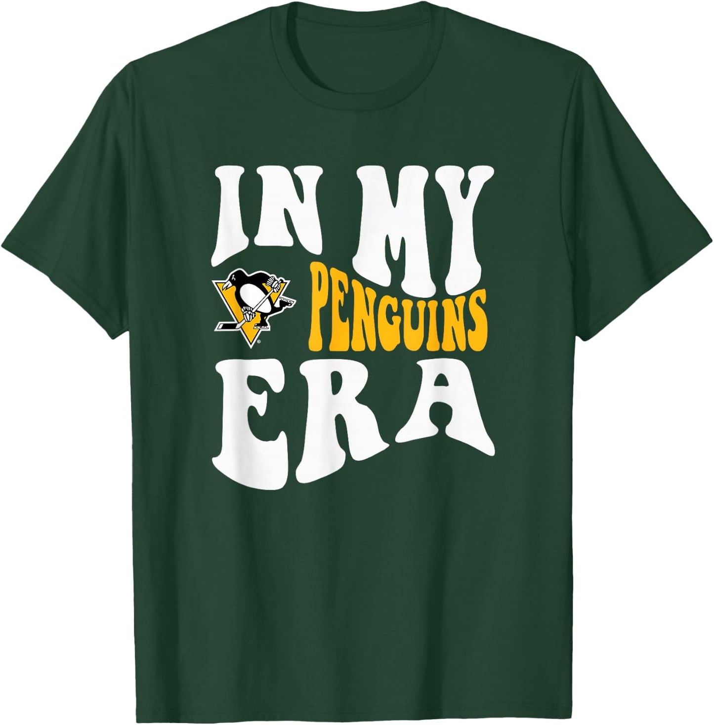 Pittsburgh Penguins Era Dark Heather Officially Licensed T-Shirt - T-Shirt | Forest