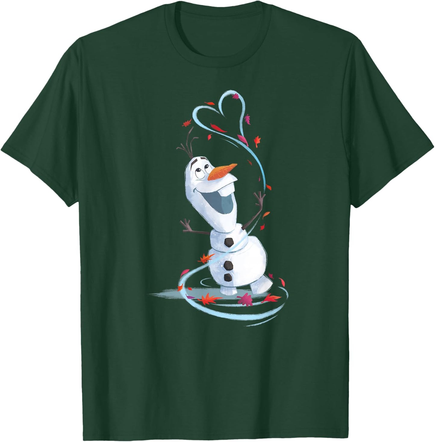 Frozen Olaf Snowman Heart T-Shirt - T-Shirt | Forest