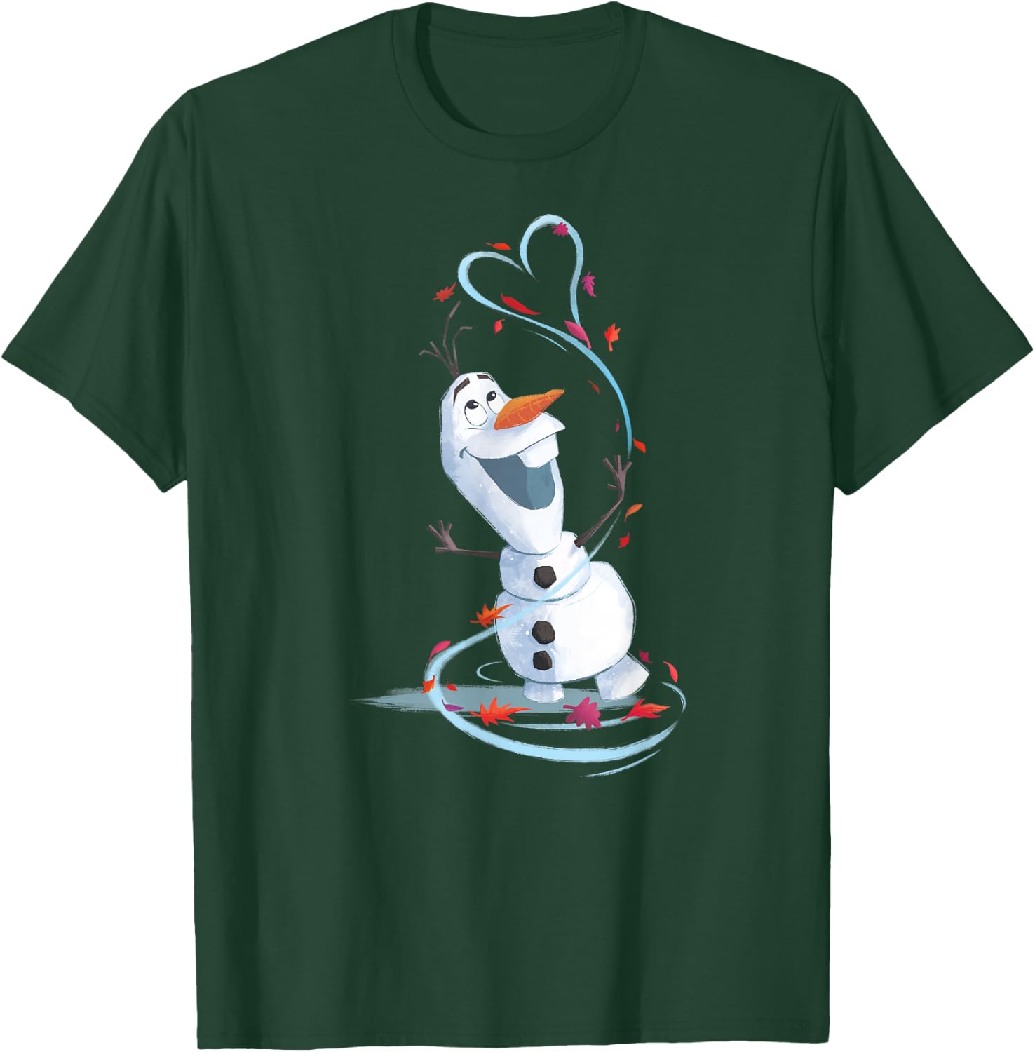 Frozen Olaf Snowman Heart T-Shirt - T-Shirt | Forest