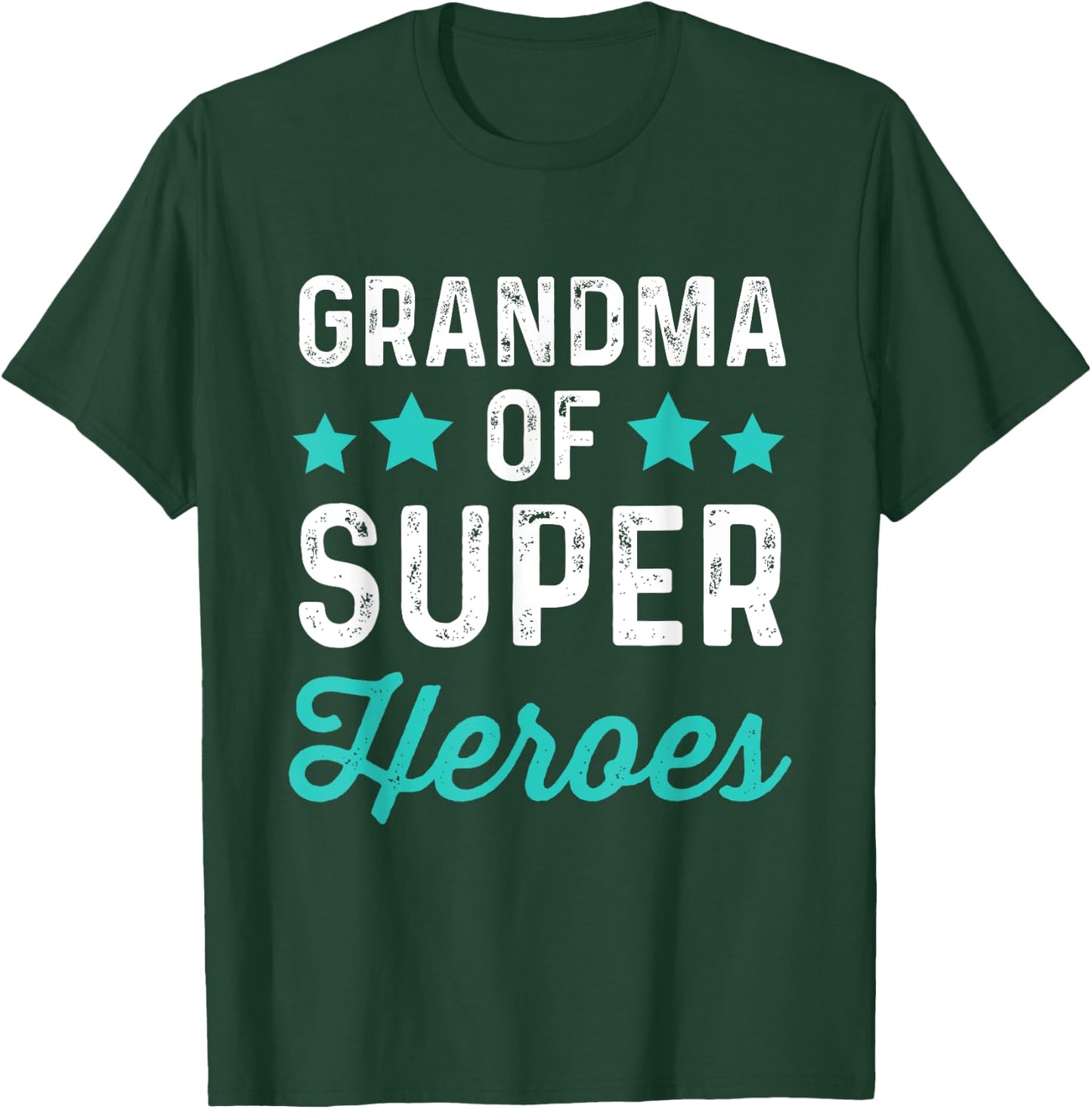 Grandma Super Heroes | Funny Superhero Grandmother Shirt T-Shirt - T-Shirt | Forest