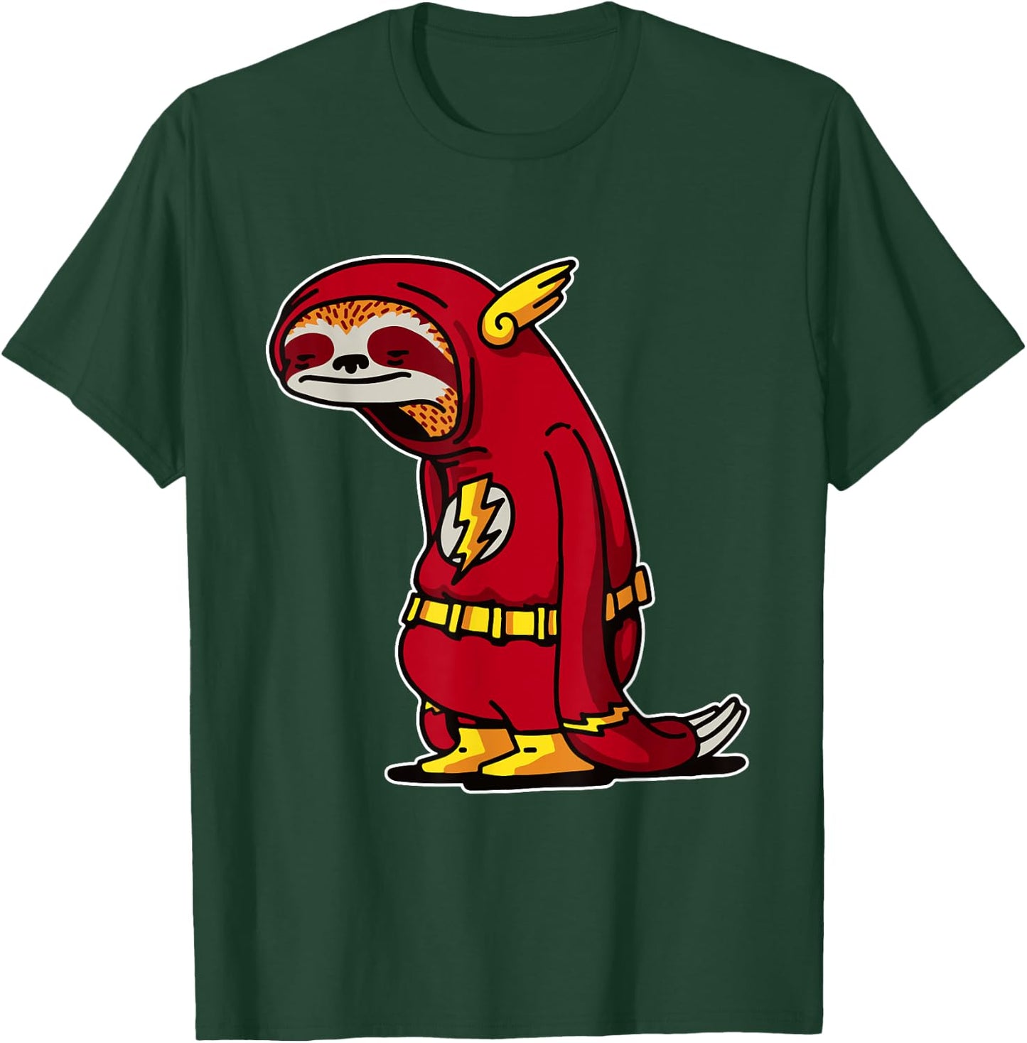 Sloth Superhero Christmas Pajama Funny Animal Wildlife X-Mas T-Shirt - T-Shirt | Forest