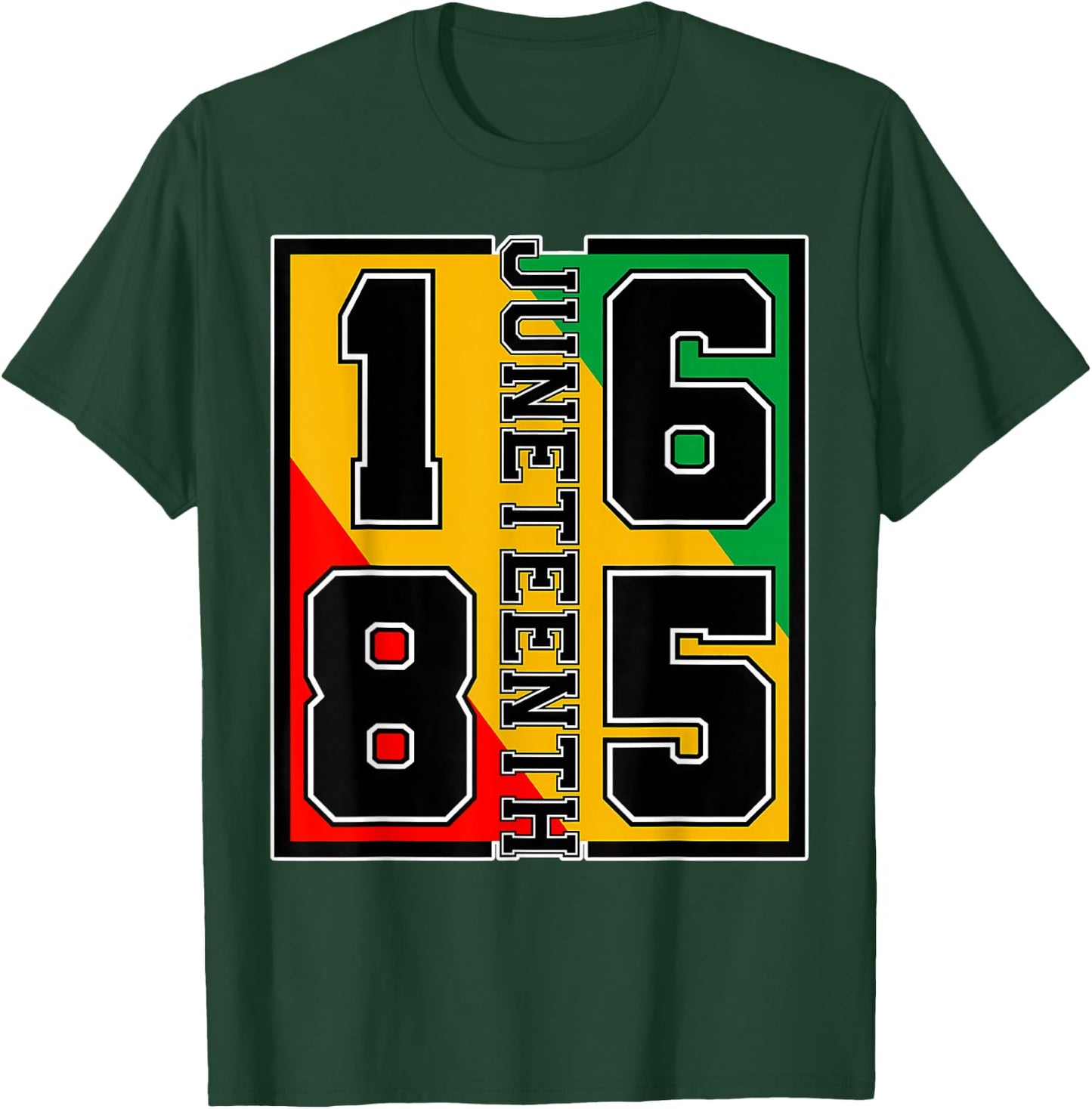 Juneteenth 1865 Independence Freedom Day African Pride T-Shirt - T-Shirt | Forest