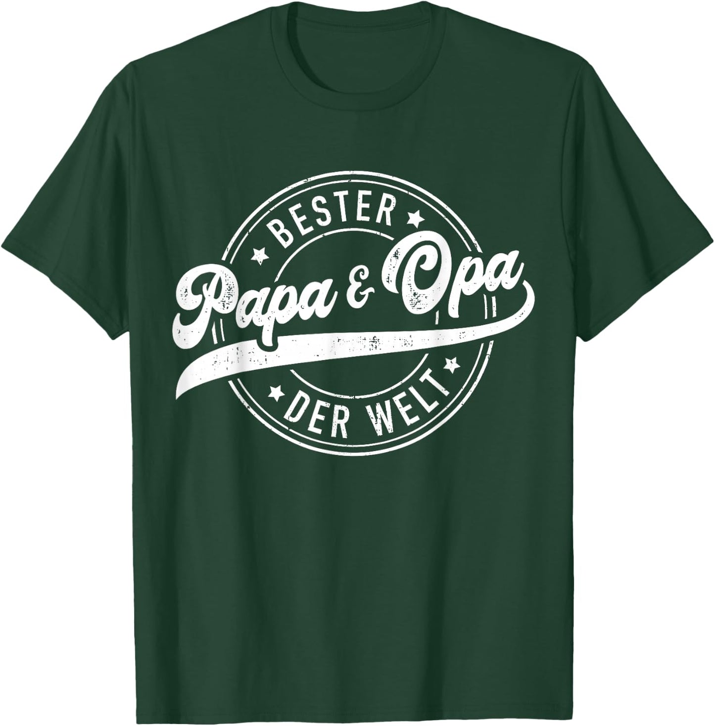Bester Papa und Opa zum Vatertag, Geburtstag und Weihnachten T-Shirt - T-Shirt | Forest