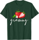 Strawberry Grammy First Birthday Family Funny Strawberry T-Shirt - T-Shirt | Forest