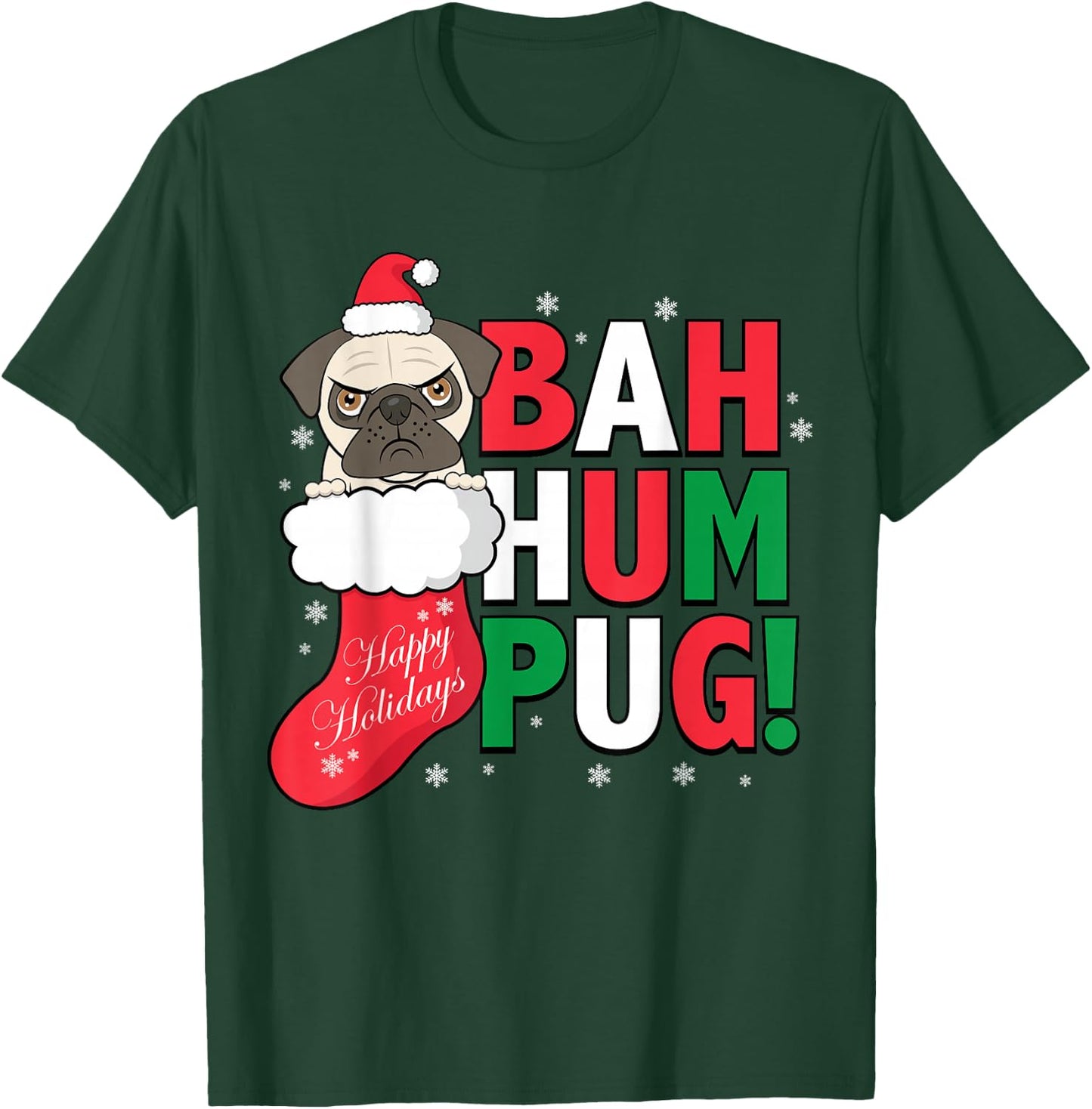 Bah Humpug Holiday T-Shirt - T-Shirt | Forest