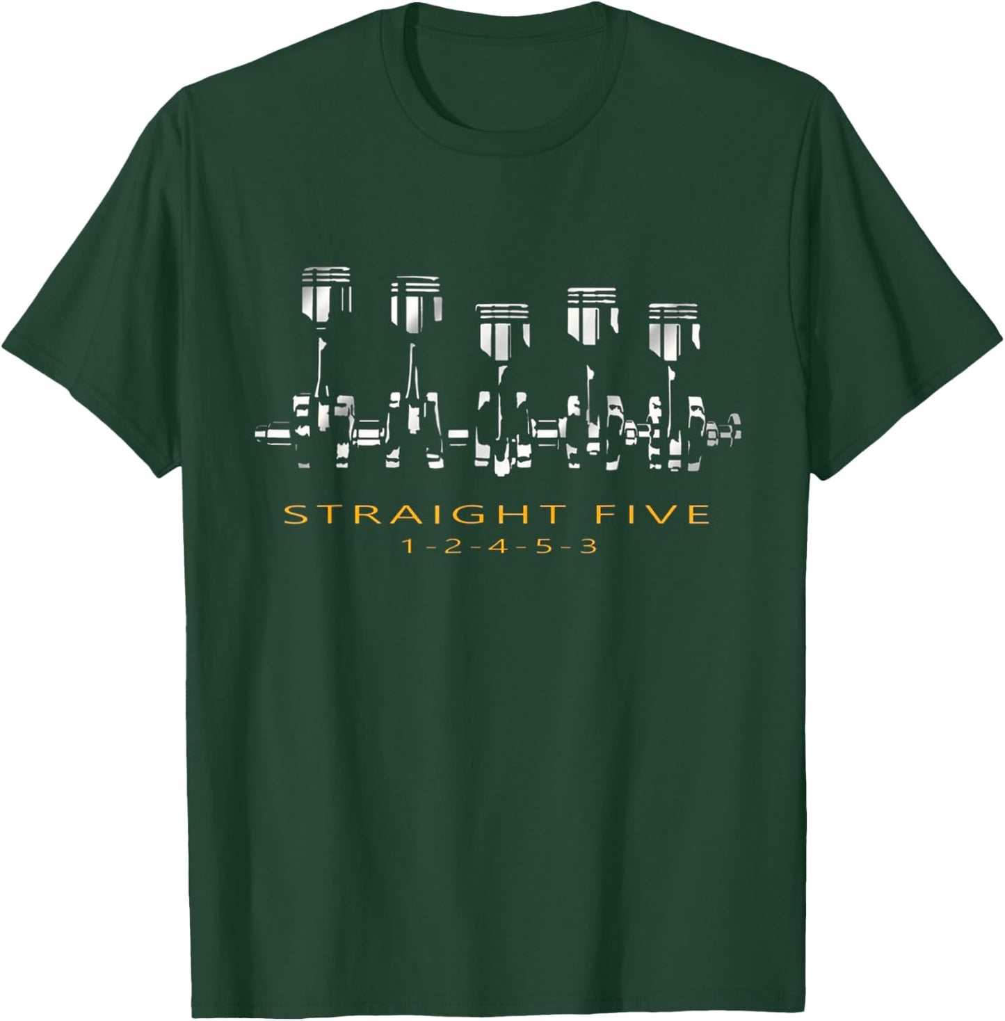 5-Zylinder-Motorliebhaber – Turbo V70R Enthusias T-Shirt - T-Shirt | Forest