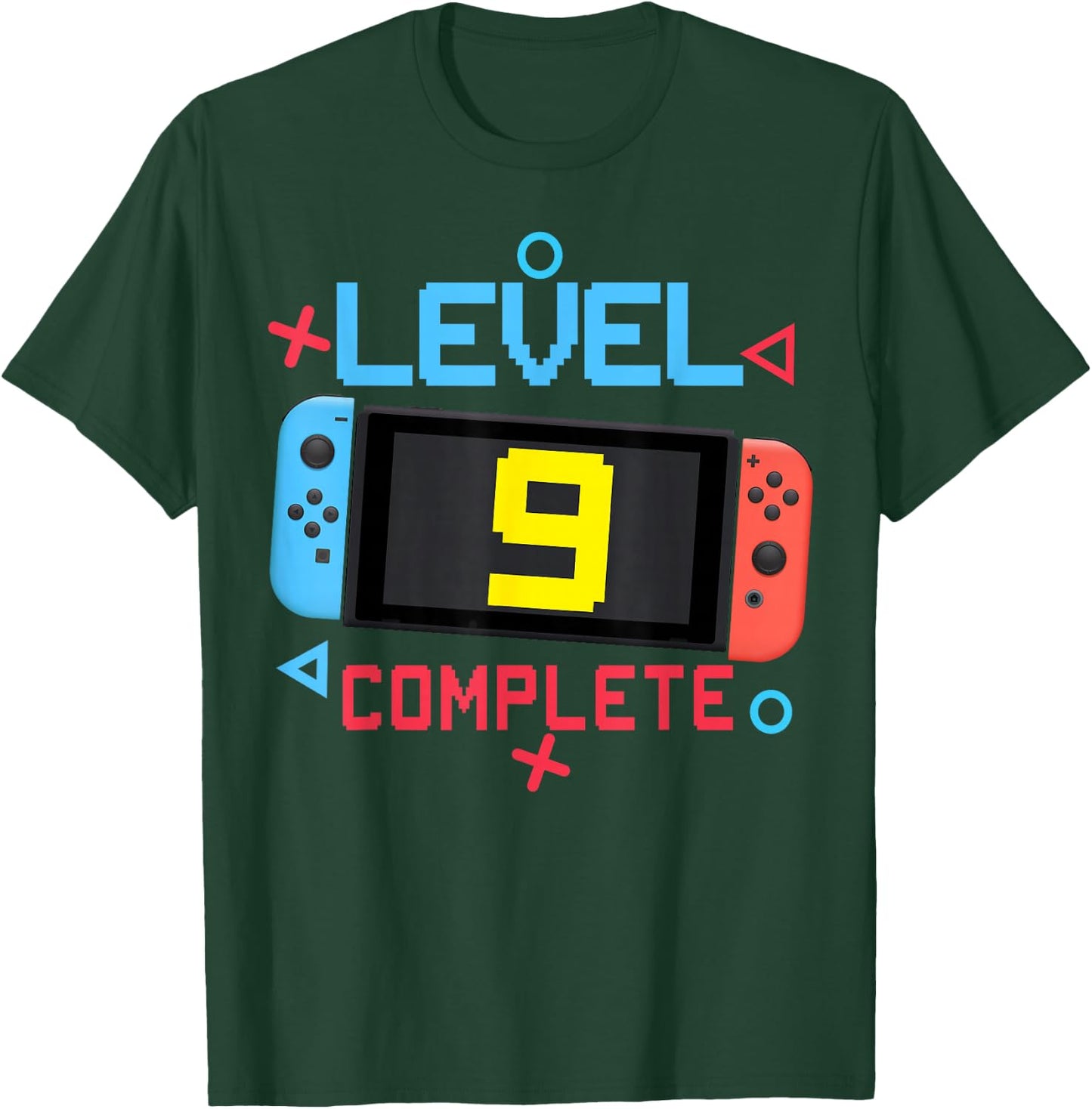 Level 9 Complete Boy 9 Years Old Bday 9th Birthday Gifts T-Shirt - T-Shirt | Forest