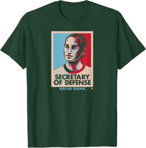Naomi Girma - Secretary of Defense - USA Women's Soccer T-Shirt - T-Shirt | Forest