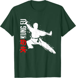 Chinese Martial Arts Kung Fu Wing Chun Combat , Black, S T-Shirt - T-Shirt | Forest