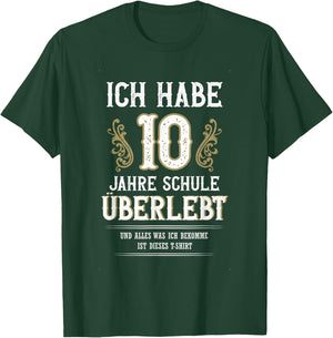 Schulabschluss Realschule Schule 2026 T-Shirt - T-Shirt | Forest