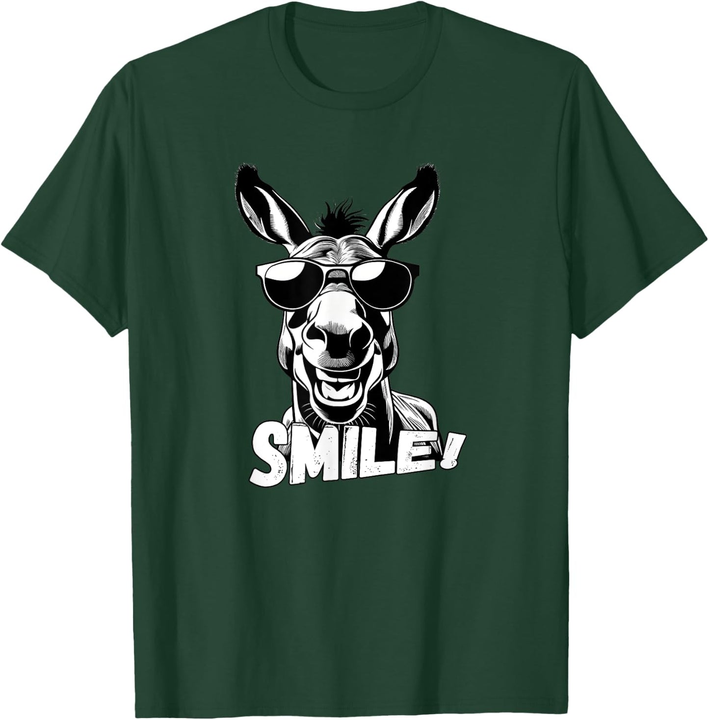 Cool donkey design with sunglasses funny design T-Shirt - T-Shirt | Forest