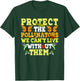 Protect the Pollinators Butterfly Bat Bees Moth Hummingbirds T-Shirt - T-Shirt | Forest