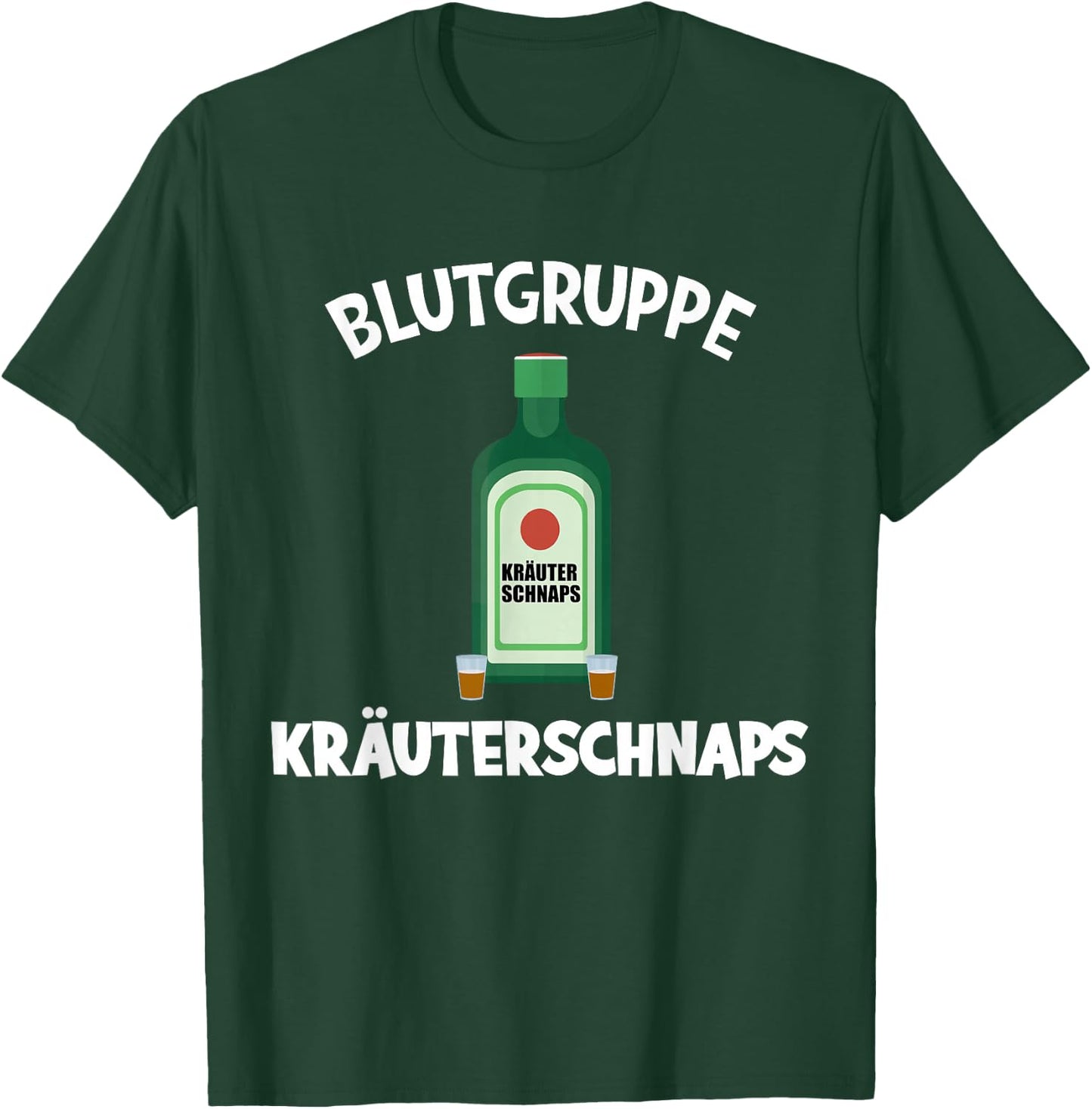 Blutrupp Herbal Schnapps , black T-Shirt - T-Shirt | Forest