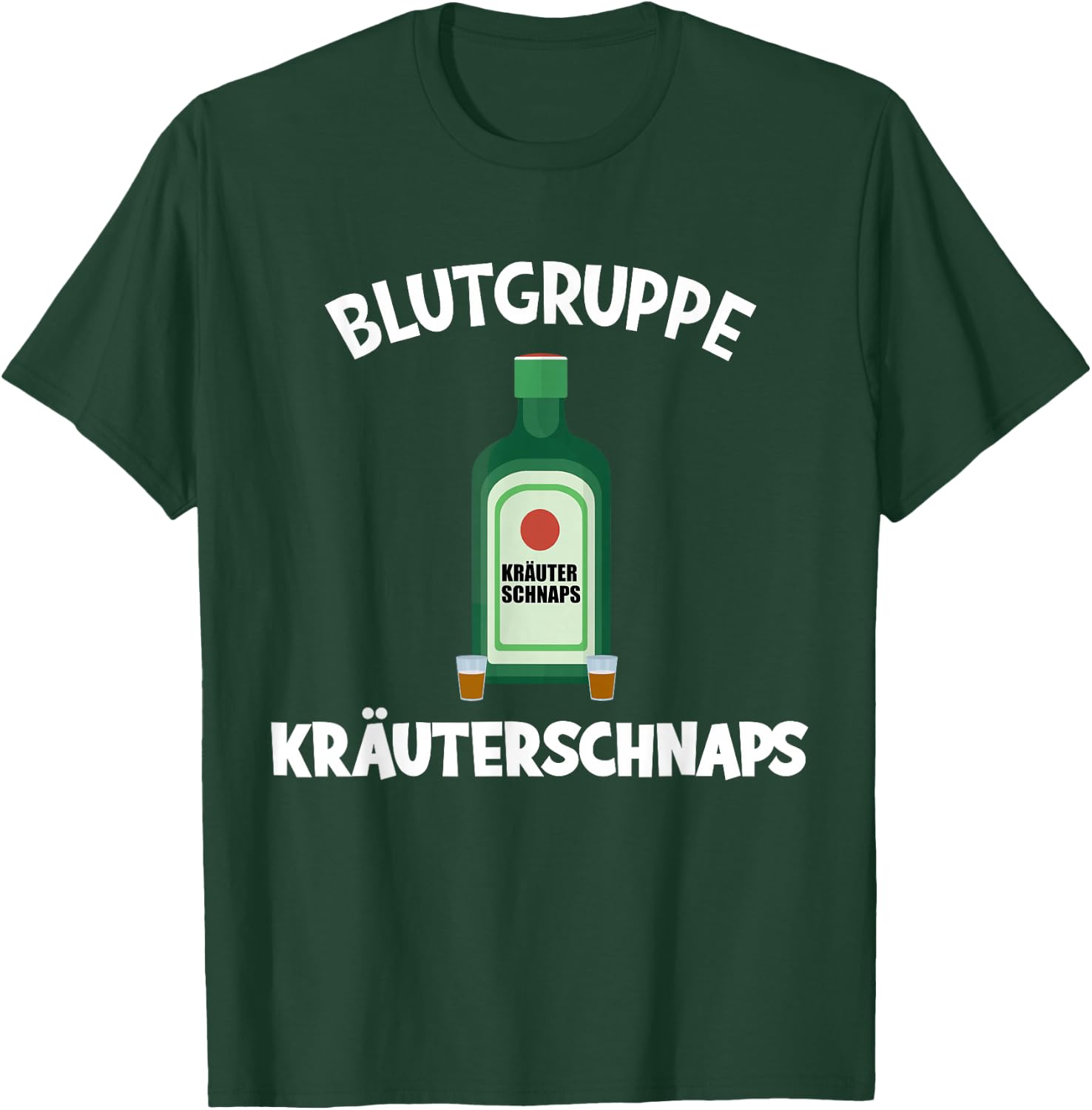 Blutrupp Herbal Schnapps , black T-Shirt - T-Shirt | Forest