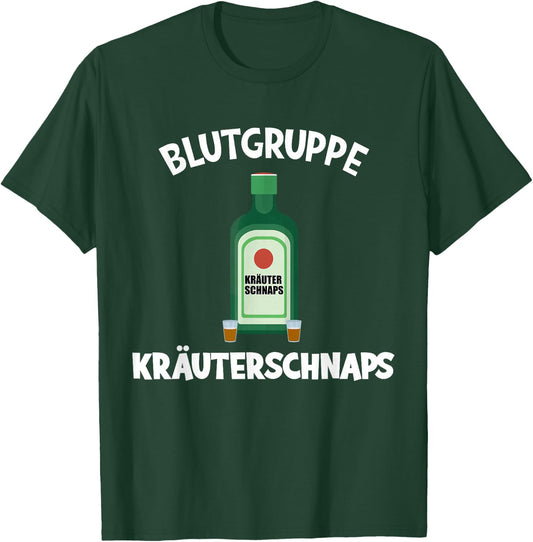 Blutrupp Herbal Schnapps , black T-Shirt - T-Shirt | Forest