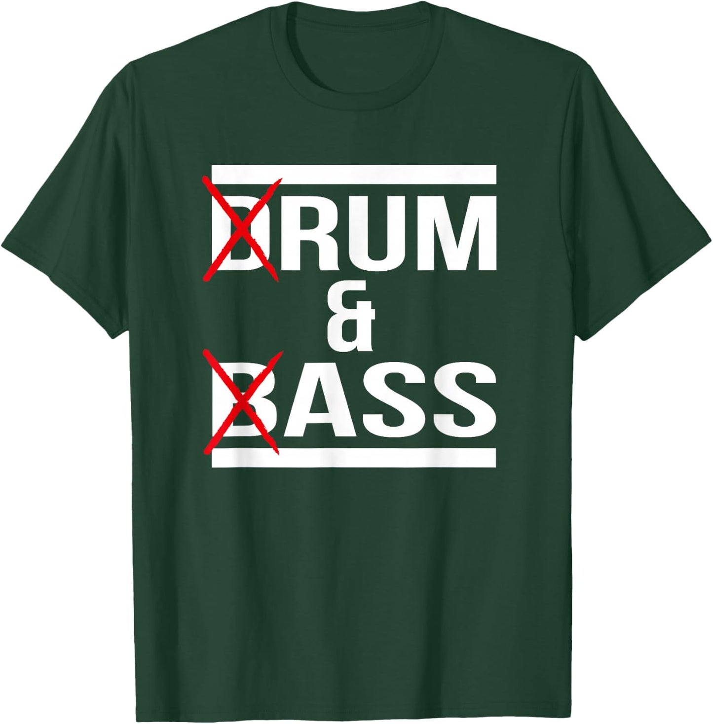 Drum and Bass Adult Black S T-Shirt - T-Shirt | Forest